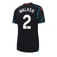 Manchester City Kyle Walker #2 Replica Third Shirt Ladies 2023-24 Short Sleeve